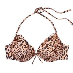 Victoria’s Secret Leopard Push Up Bikini Top! 34C New Without Tags. 🤎🐆👙🏖